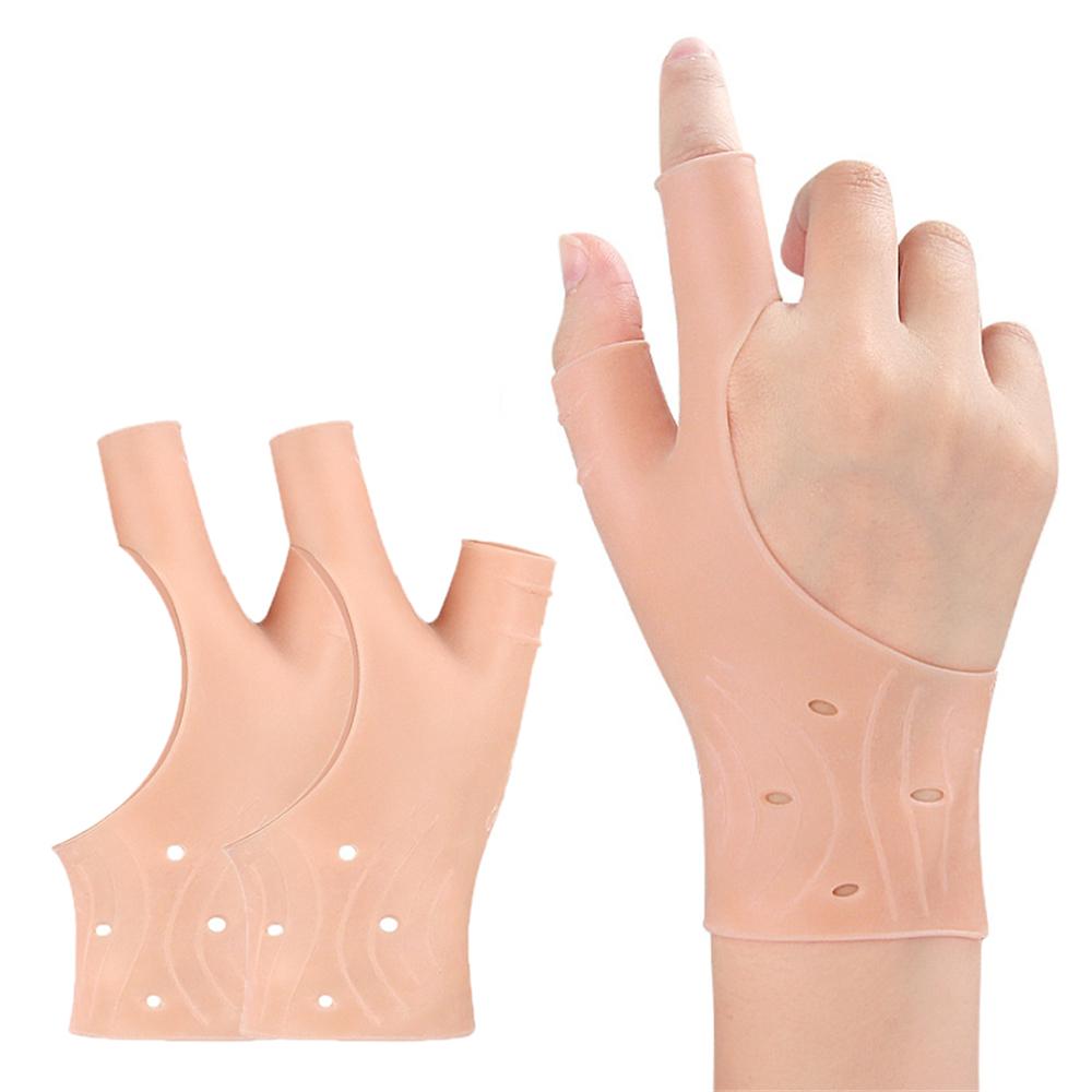 1 пара мягких гелевых повязок для поддержки большого пальца и запястья при артрите, тендините, растяжениях и боли в суставах, стабилизатор для левой и правой руки