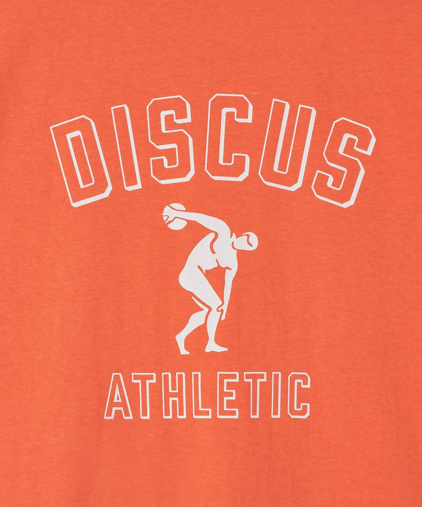 DISCUS ATHLETIC Тяжелая Обычная посадка Футболка с аркой Оранжевая