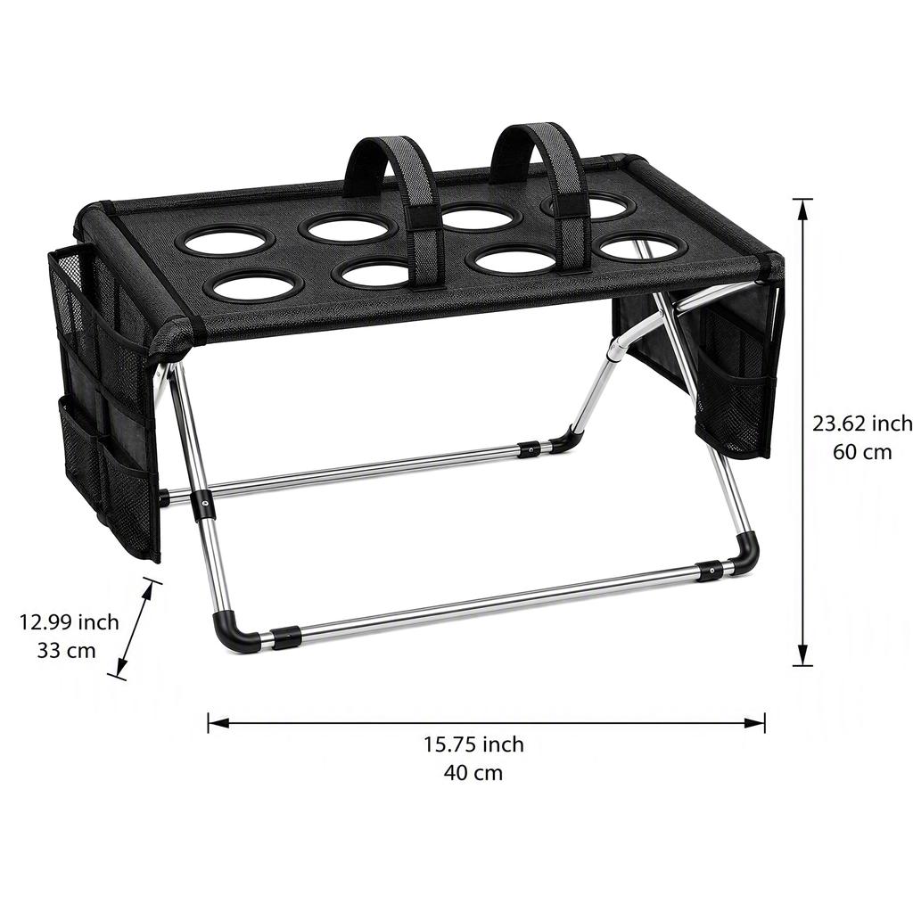 Foldable Pet Grooming Table Secure Strap Breathable Hanging Harness with Eight Holes for Picking Ears Nail Clipping Home