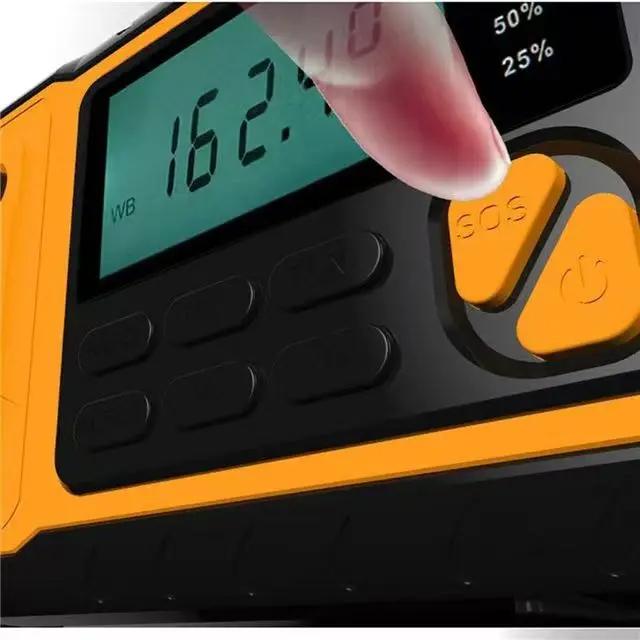 5000mAh Portable Emergency Solar Power Radio Hand Crank Charging AM/FM SW multi BAND Radio Led Reading Flashlight Power Bank