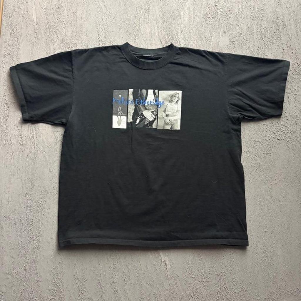 Vintage Melissa Etheridge Shirt XXL Black 2001 Live And Alone Tour