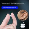TWS Wireless Lnvisible Bluetooth 5.3 Headphones Mini Semi-In-Ear Earbuds Noise Reduction Sports Headset Touch Gaming Earphones