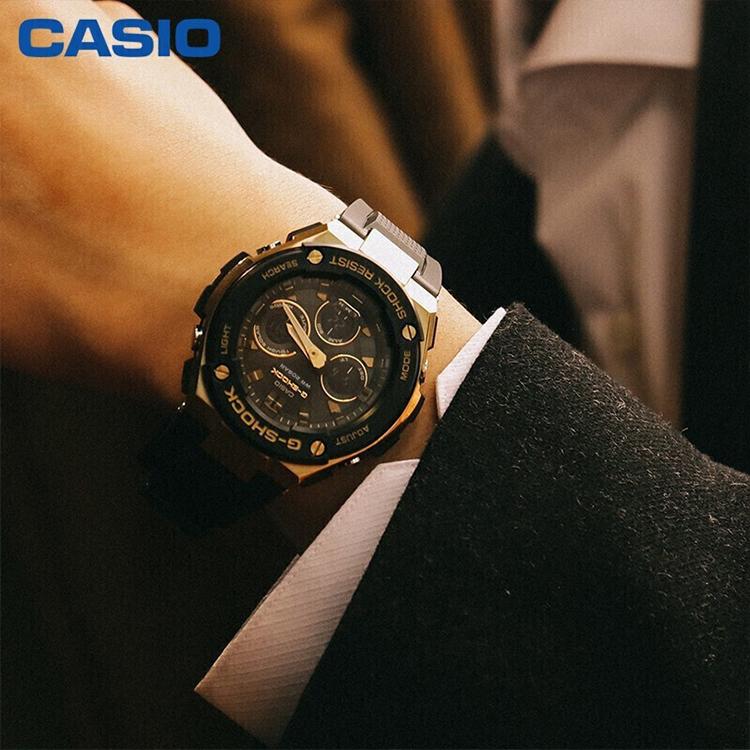 Casio Мужские часы G-STEEL Черные GST-S300G-1A9 GST-S300G-1A9
