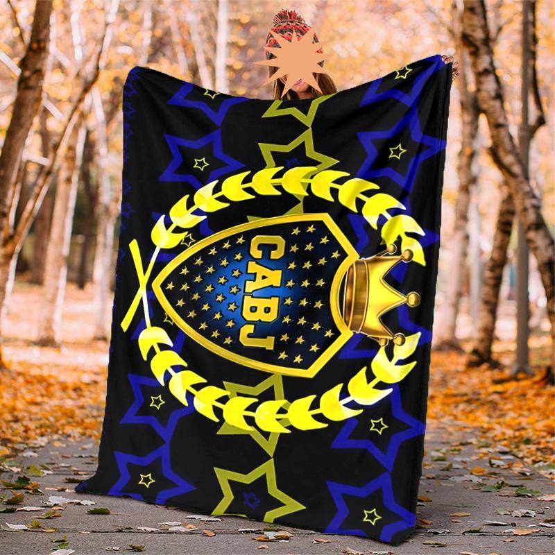Cabj Flannel Blanket Soft Warm All-Season Throw, Design for Camping, Car Travel, Hiking Sofa, Bed, Office Perfect Gift for Parties