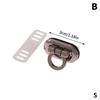 Metal Clasp Turn Lock Oval Metal Clasp Twist Lock For Diy Handbag Craft Bag Purse Bags Hardware Bag Accessory