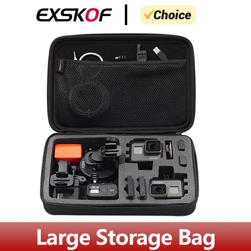 Большой чехол для хранения и переноски для GoPro Hero 12 11 10 9 8 7 6 SJCAM Insta360 X2 X3 X4 DJI Osmo Action 4 3 2 Аксессуары для камер