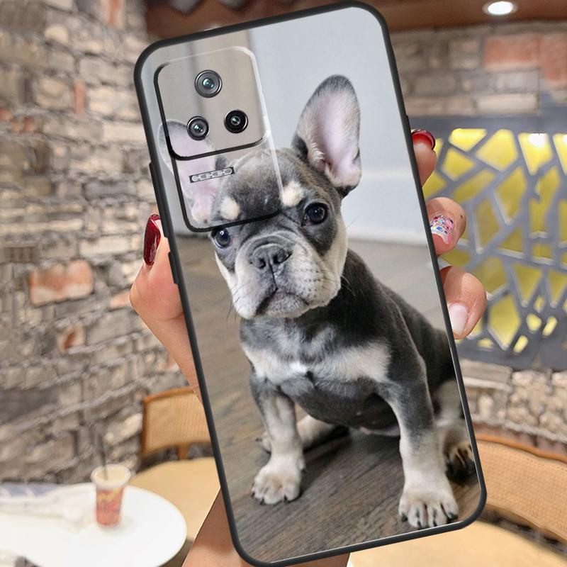 Pug Dog French Bulldog Case For Xiaomi 15 14 13 Ultra 11T 12T 13T 14T Pro POCO X7 X6 Pro X3 X5 M6 F5 F6 Pro Cover