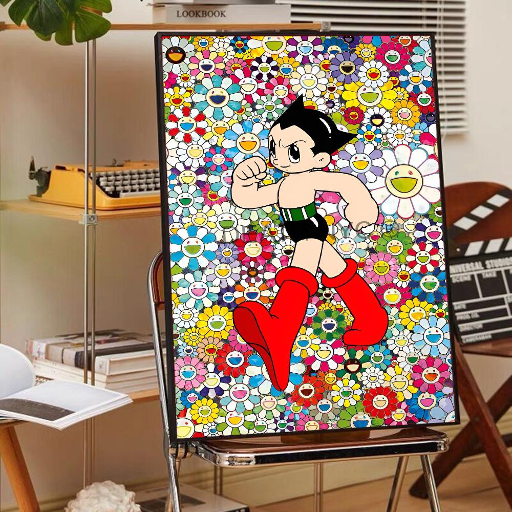 AAA A-Astro Boys Movie Sticky Posters Retro Kraft Paper Sticker DIY Room Bar Cafe Esthetic Art Wall Painting