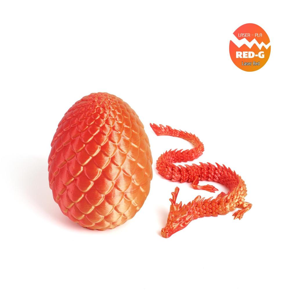 Colorful 3D Chinese Dragon Egg Ornaments - Trendy Decorative Gift & Toy