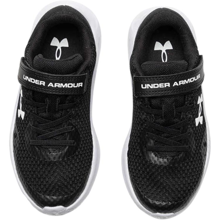 Under Armour Кроссовки детские Surge 3 AC PS черные белые 3024990-001