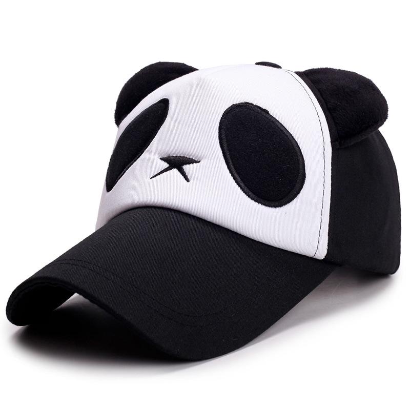 Летние Милые Бейсболки с Пандой Для Мужчин Женщин Хлопок Хип-Хоп Snapback Кепки Защита от Солнца Мальчики Девочки На Открытом Воздухе Gorras Дропшиппинг