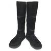 UGG Classic Ultra Tall Warm Fashion Zipper Snow Boots Women Boots Black 1134631-BLK