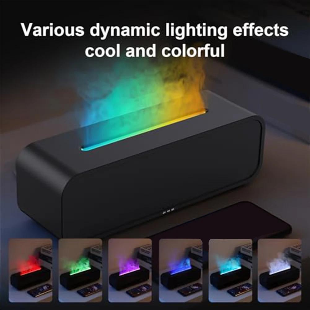 Аромадиффузор SoundCollecting Highmist с эффектом пламени LED семи цветов и резервуаром для воды 250 мл для дома и офиса
