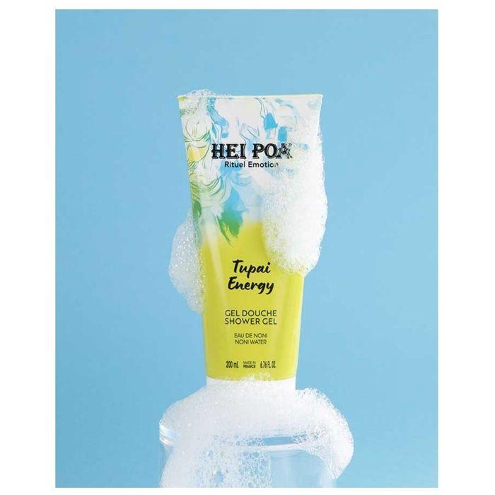 Gel douche - HEI POA - Tupai Energy - Eau de Noni - 200 ml - Texture gel