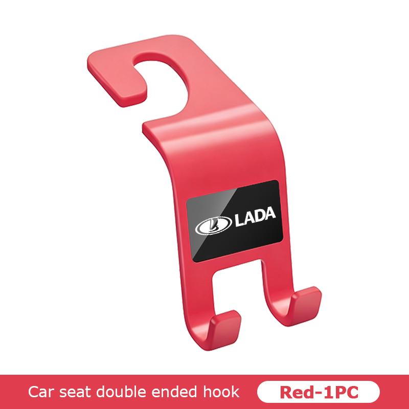 Car Seat Hooks Headrest Hanger Organizer Storage Hook Durable Auto Interior Accessoriesy For Lada Xray Sedan Sport Granta Priora WW22