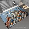 3D Pebble Carpet Floor Mat Household Bathroom and Toilet Absorbent Anti Slip Quick Drying Foot Mat