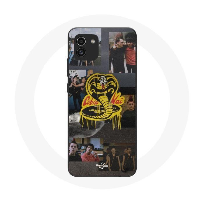 Coque pour Samsung Galaxy A03 Cobra Kai Logo Affiche Série