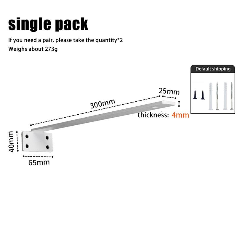1 Комплект Сверхпрочные Чугунные Кронштейны для Полок Кронштейны для Подвесных Полок Толщиной 4 мм Невидимые L-образные Кронштейны для Поддержки Полок