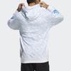 adidas Толстовки Мужские Лазурный С капюшоном Умеренный Обычный HE2915