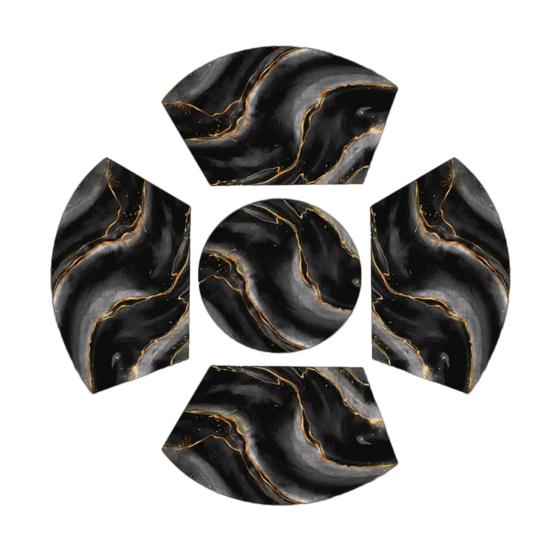 Впитывающие подставки под тарелки Диатомовые подставки под тарелки Маслостойкие Термостойкие Современные коврики для стола для обеденного стола, пикника, вечеринки