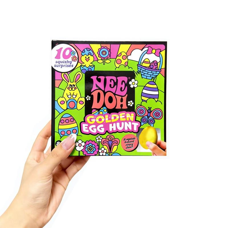 Последняя caja Sorpresa Needoh Super Needoh Fuzz Sphere Jelly Hops Dippin' Dazzler Яйца Super Solid Squish Пасхальная тематика