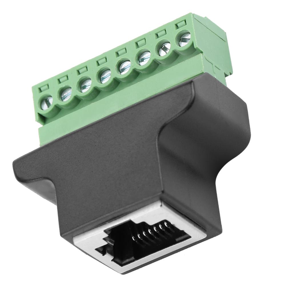 Переходная головка для разъема RJ45, литье под давлением, легкий вес, стабильная производительность, интерфейс с портом DVR