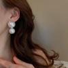 Party Lady Hyperbole Style Large Pearl Stud Earrings Women Jewelry Fashion Design Korean  Earrings