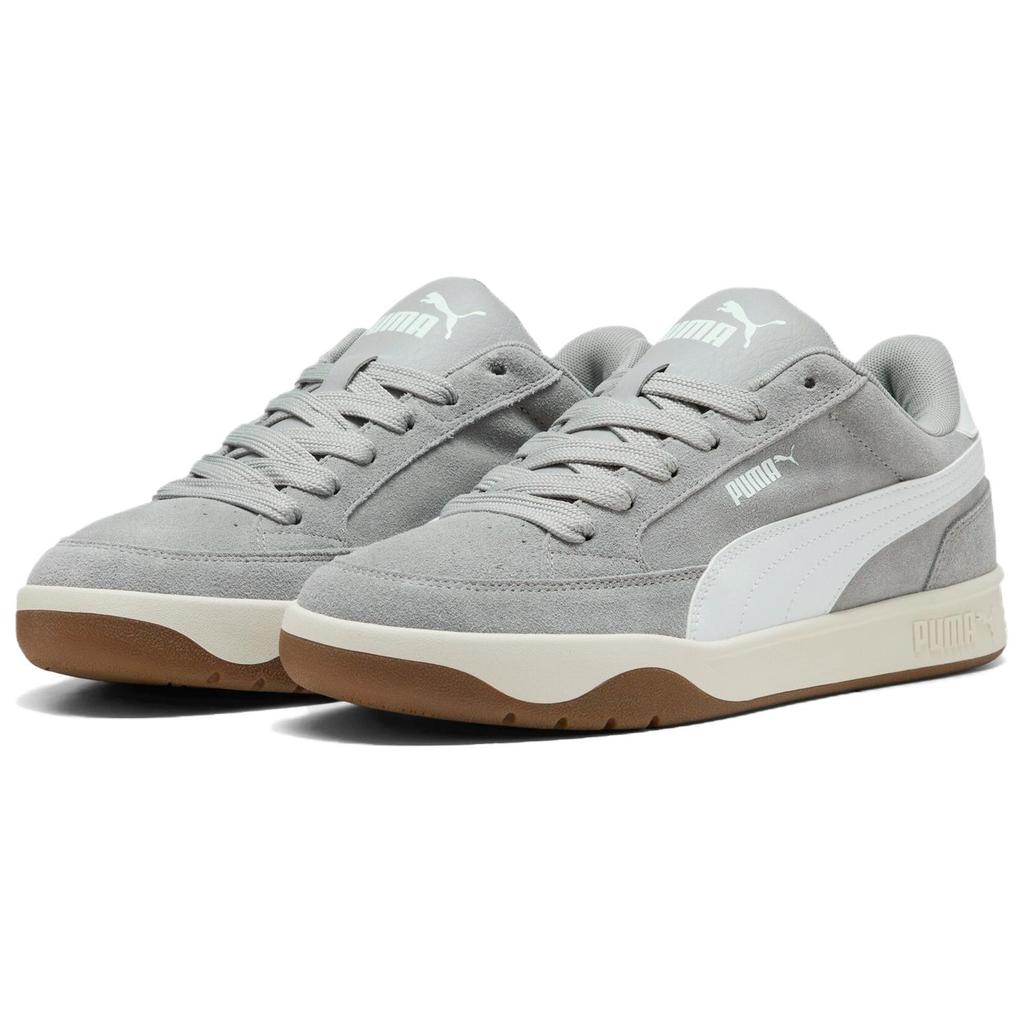 Puma Park Lifestyle Sk8 Удобные Универсальные Низкие Кеды для Скейтбординга Унисекс кроссовки Светло-серый 404483-03