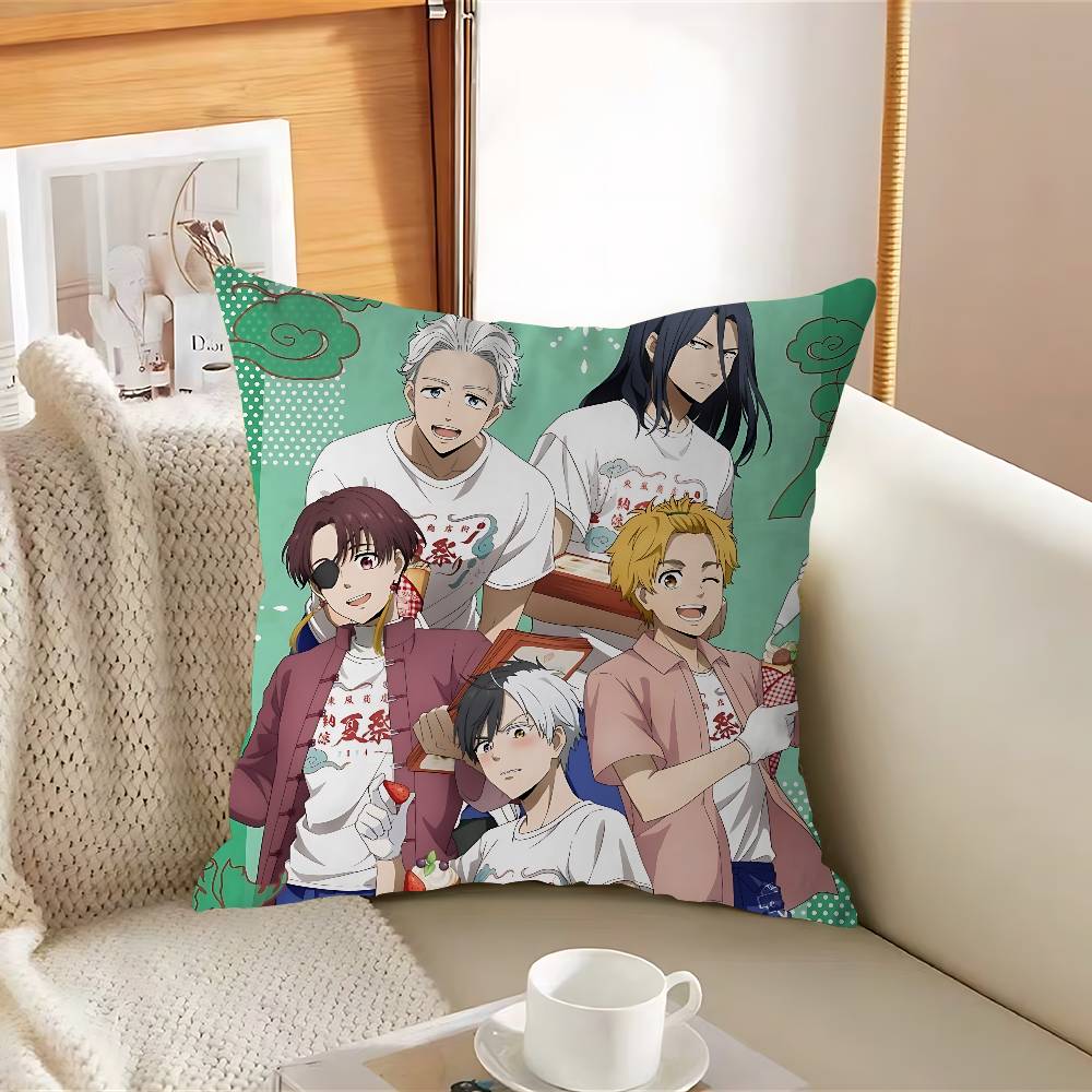 WIND Anime BREAKER Office Cushion Pillowcase Car Cushion Cover45X45CM Lumbar Pillowcase Sofa Pillowcover
