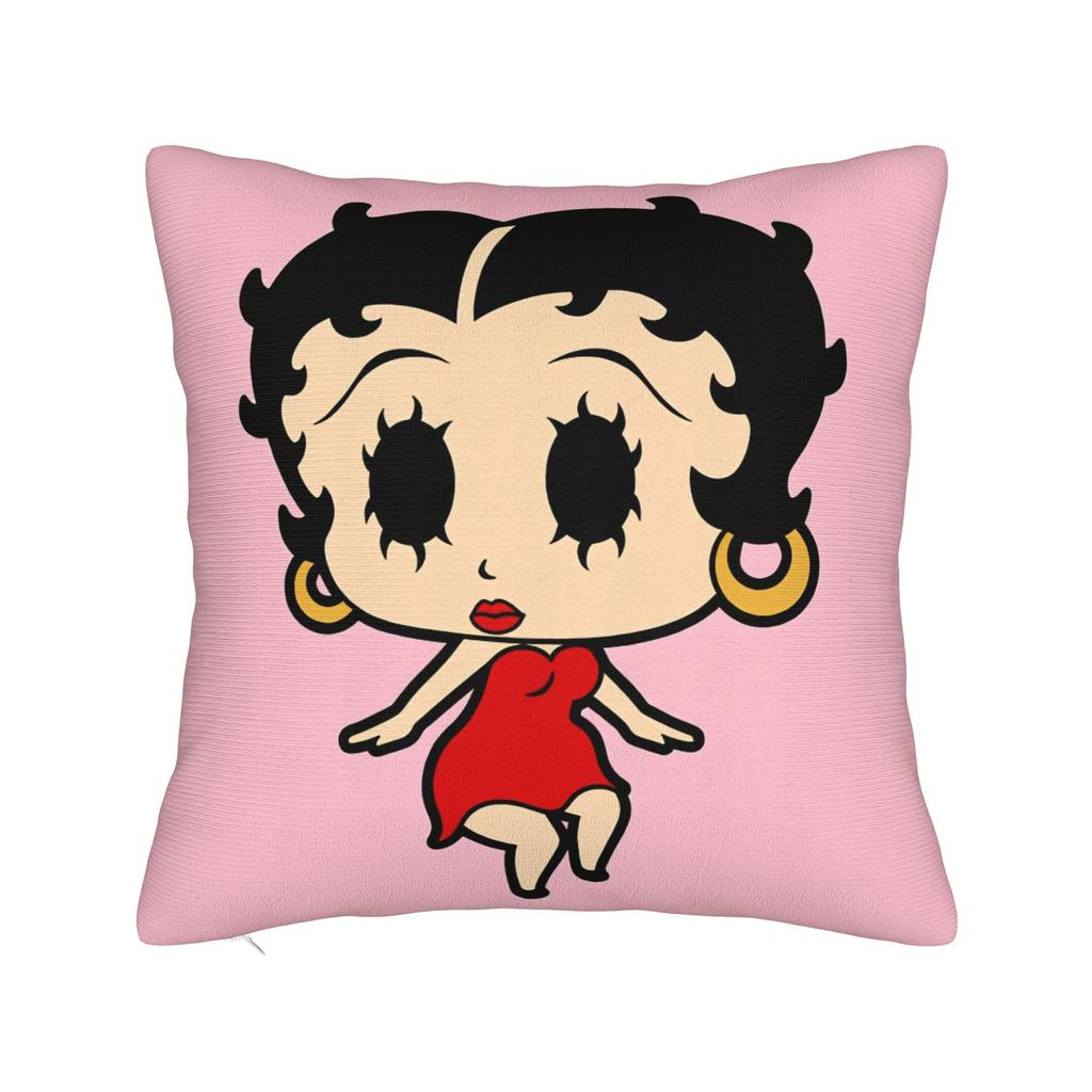 Cartoon Lady B-Bettyeds Boops Pillow Case Custom Pillow Cover For Office Car Home Decor Fashion Pillowcases