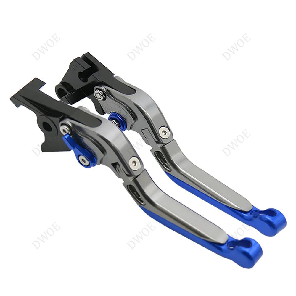 Motorcycle CNC Aluminum Adjustable Folding Brake Clutch Levers Extendable Handlebar Hand Grips for Yamaha FJ1200 XJR1200