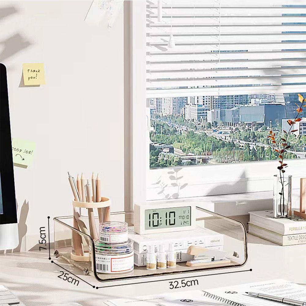 Large Capacity Desktop File Tray Stackable Paper Holder Shelf  Home Office