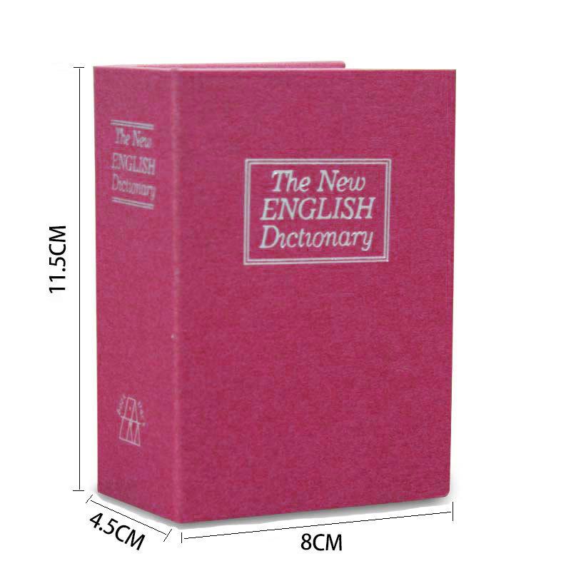 Словарь, мини-книжный сейф, шкафчик для ключей, скрытый секретный сейф для ключей, сейф для хранения наличных денег, монет, ювелирных изделий, замок