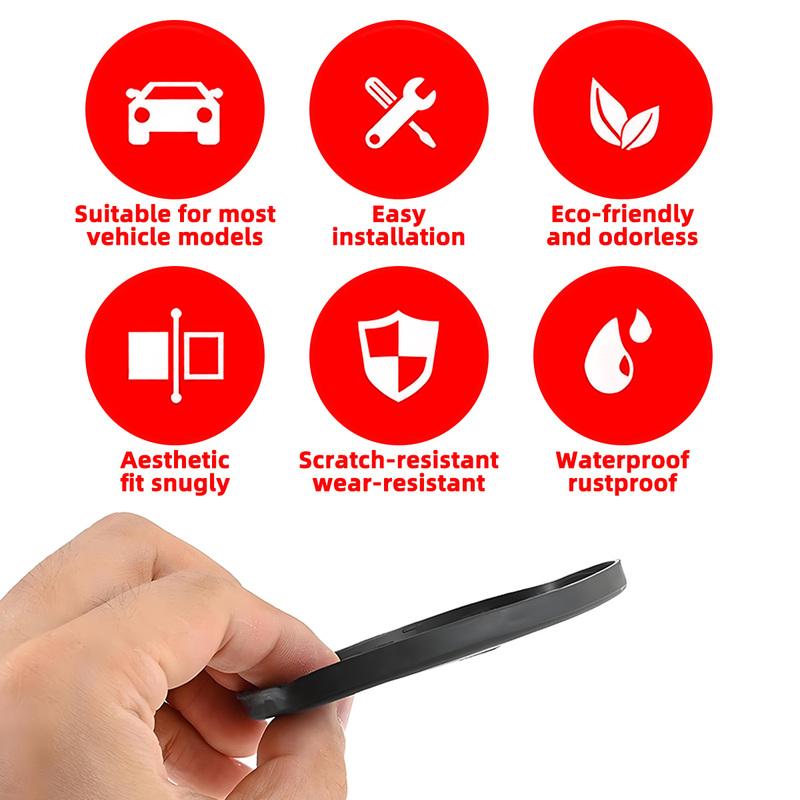 PINMOAP Car Door Lock Buckle Protective Cover Anti-Collision Door Lock Buckle Silicone Protective Cover Shock-Absorbing Pad