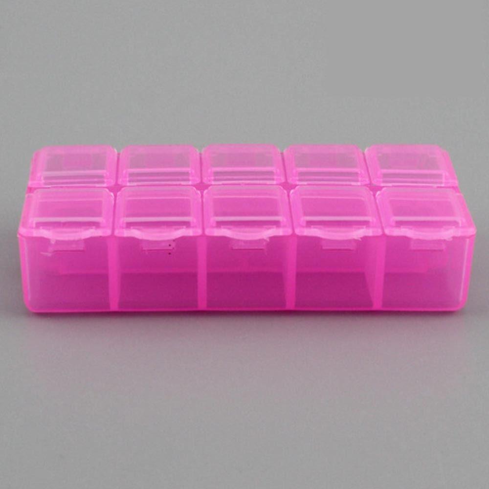 Transparent Bead Organizer Plastic Storage Boxes Simplicity Transparent Jewelry Box Storage