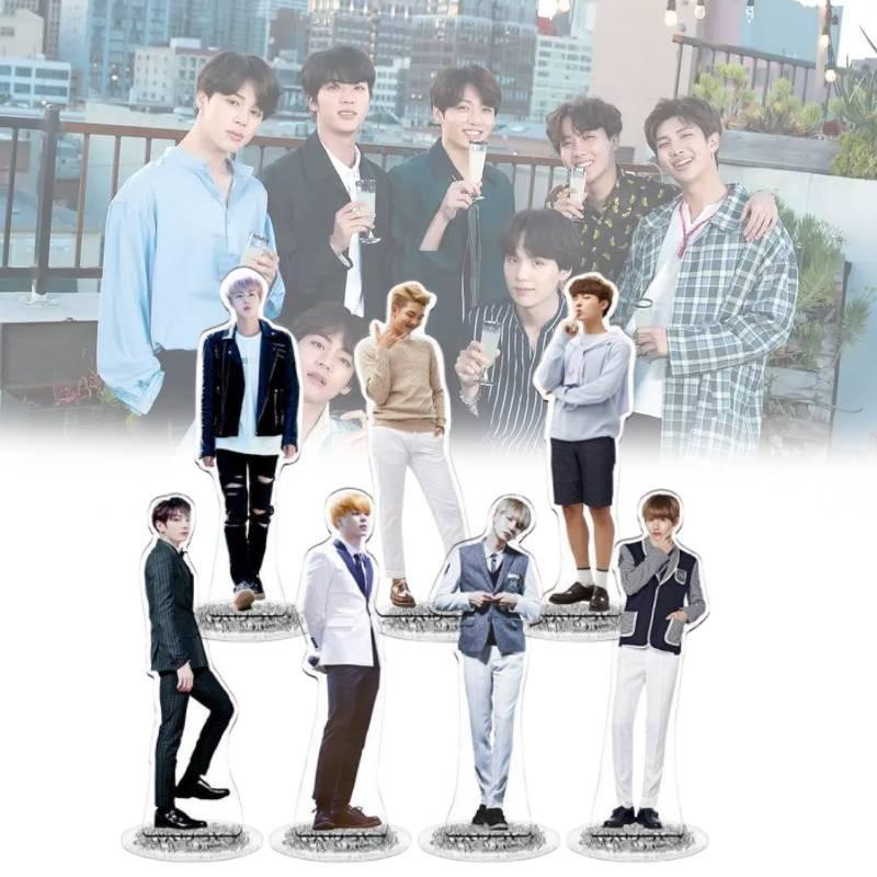Акриловая фигурка стенд Kpop звезда Bts Bangtan Boys премиум качества двусторонняя домашний декор для стола