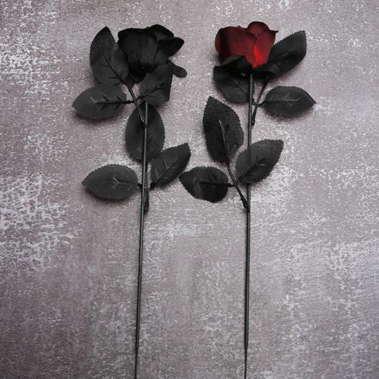 10 шт. искусственных роз, искусственная роза с гибким стеблем, реалистичные черные, темно-красные искусственные розы для украшения стола, украшения для дома, вечеринки, свадьбы