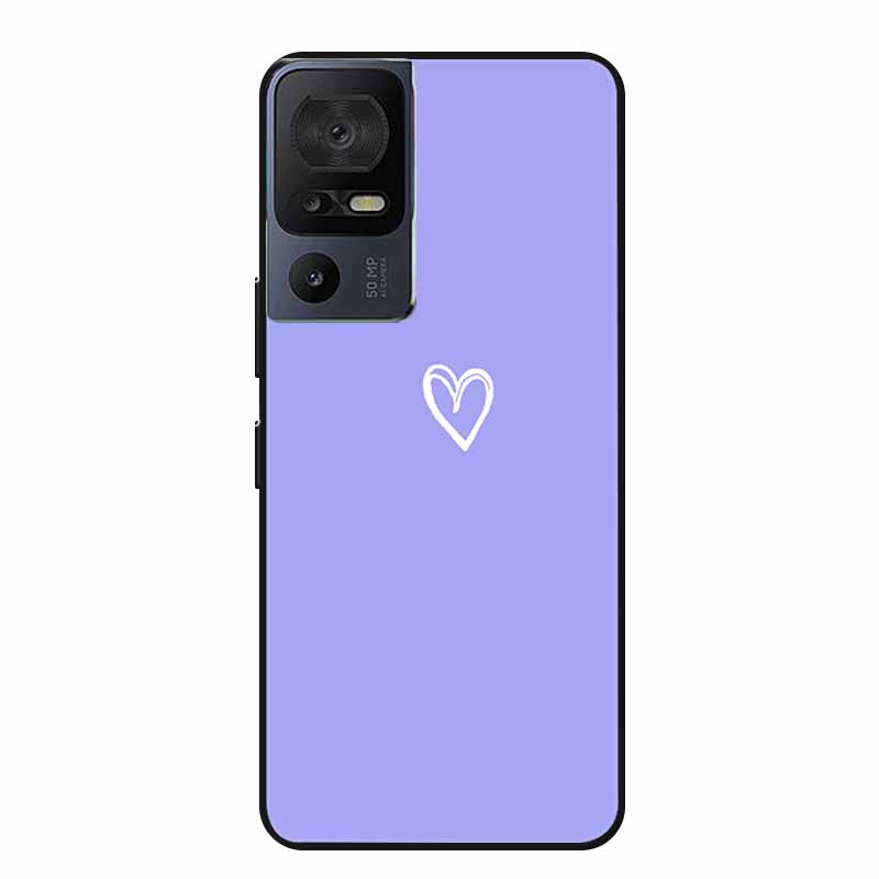 Чехол для телефона TCL 40 SE 40SE Coque Черный Силиконовый Мягкий Задний Чехол-Крышка Для TCL 40 SE Чехол Funda Для TCL40SE Capa 6.75" Оболочка