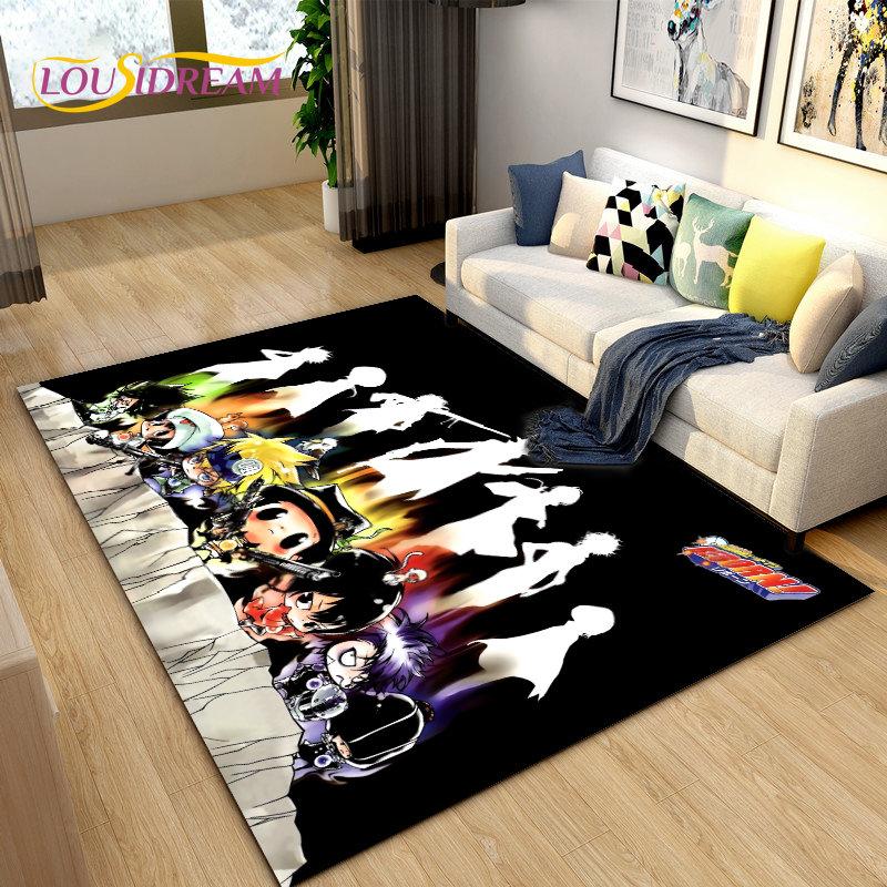 Учителя Hitman Reborn Аниме Ковер Большой, Ковер для Гостиной Спальни Дивана Придверный Коврик Декорация, Детский Нескользящий Напольный Коврик