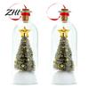 Snowflake Holly Ornaments Recordable Christmas Tree Message in A Bottle, Voice Recording Holiday Keepsake Decorative Ornament for Entryway with