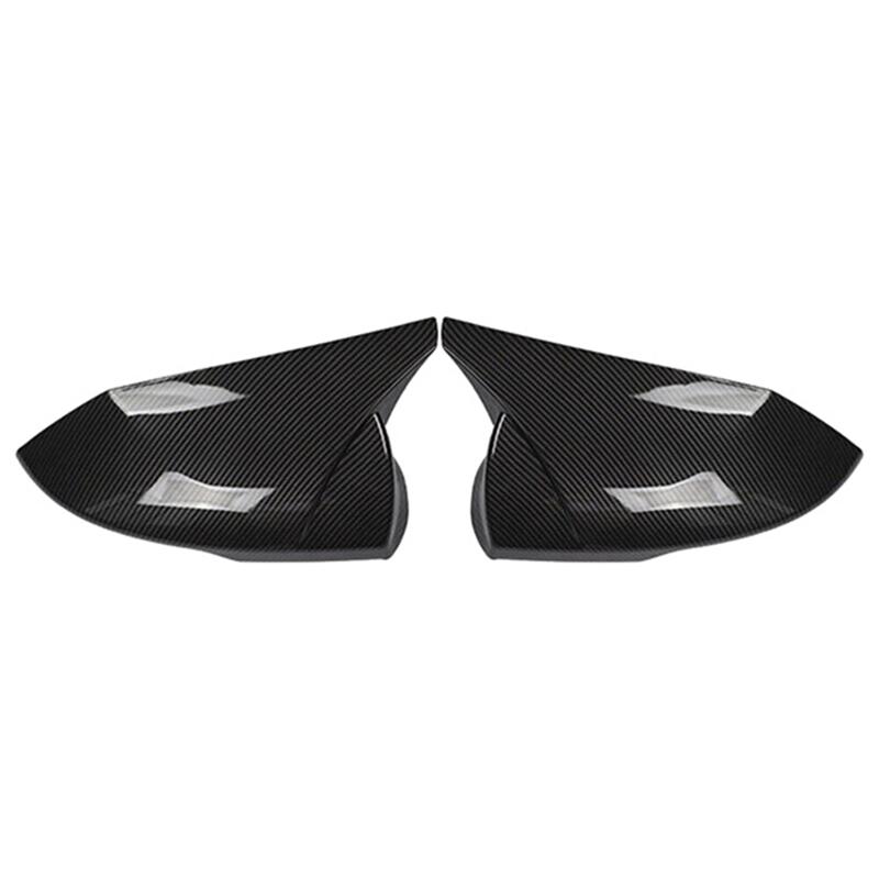 ABLZ-Exterior Door Housing Shell Trim Rearview Side Mirror Cover Wing Cap For Hyundai Elantra Car