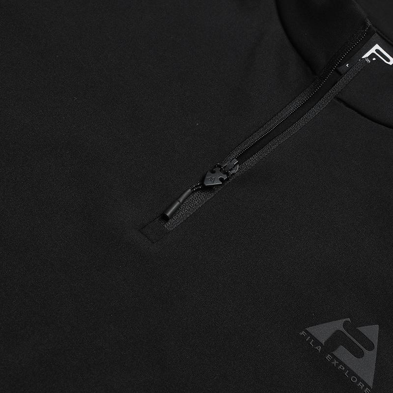 Fila Explorer Высококачественная Повседневная Спортивная Классическая Удобная Мягкая Трикотажная Футболка с Длинным Рукавом Мужские Топы A11M547203FBK