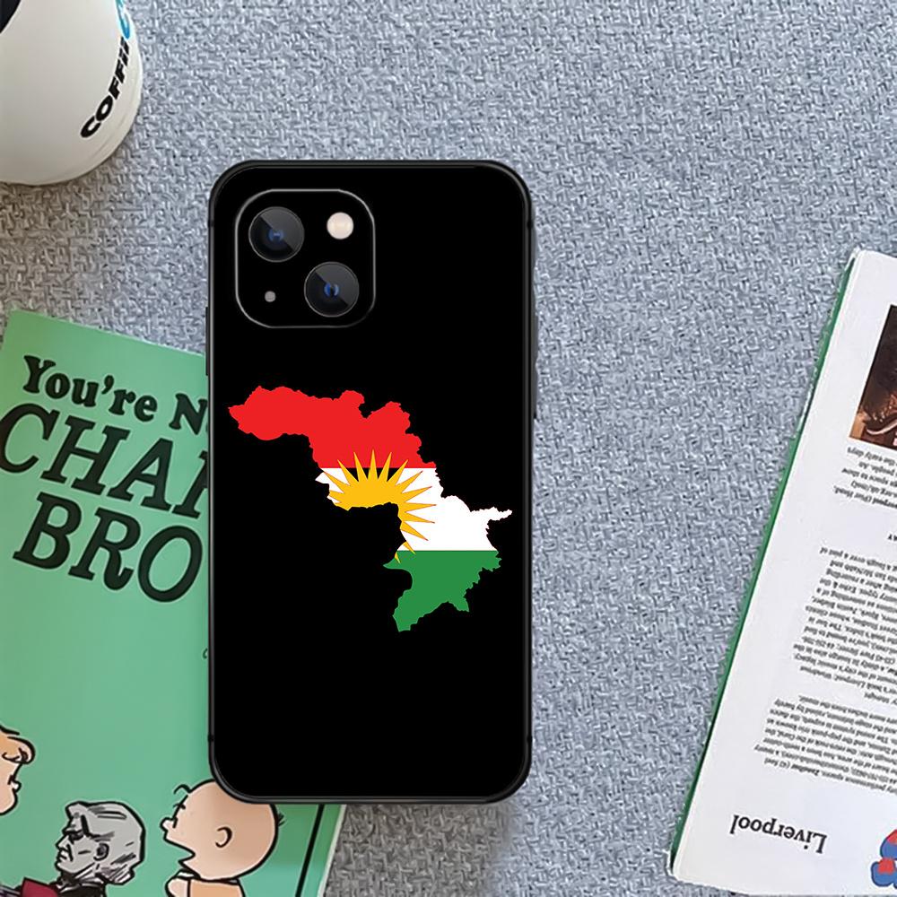 Чехол для телефона с курдским флагом Курдистана для iPhone Xiaomi Mi Samsung Galaxy Redmi Note AS 11 12 13 14 15 22 23 24 5G Pro Plus Max Fe Ultra