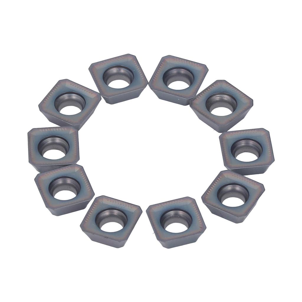 10 шт. твердосплавные пластины с покрытием, токарные пластины с ЧПУ, зажимные лезвия для фрезерного станка