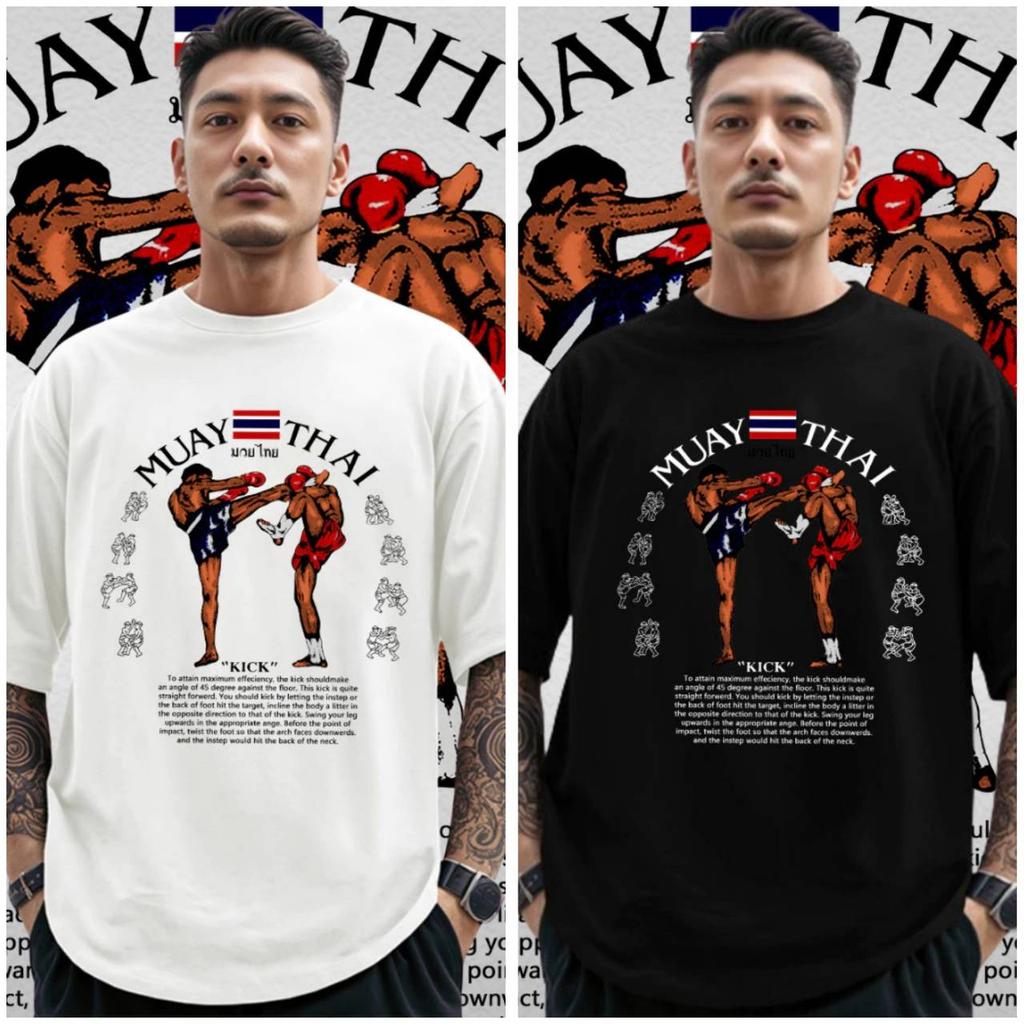 Футболка Муай Тай Кикбоксинг Смешанные Единоборства 3D Печать Винтаж Тренировка Защита от УФ Быстросохнущая Мужская Женская Унисекс Короткий Рукав Круглый Вырез