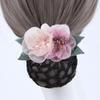 Flower Hairpin Bun Cover Snood Headdress Hairgrips Cover Net Elegant Women Spring Hair Clip  Gift