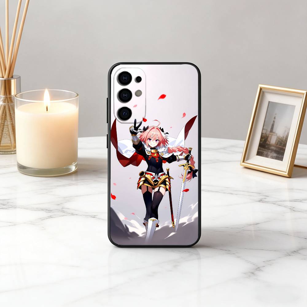 Чехол для телефона F-Fate A-Apocrypha A-Astolfo-faa-es для Samsung S25,S24,S21,S22,S23,S30,Ultra,S20,Plus,Fe,Lite,Note,10,Черный чехол