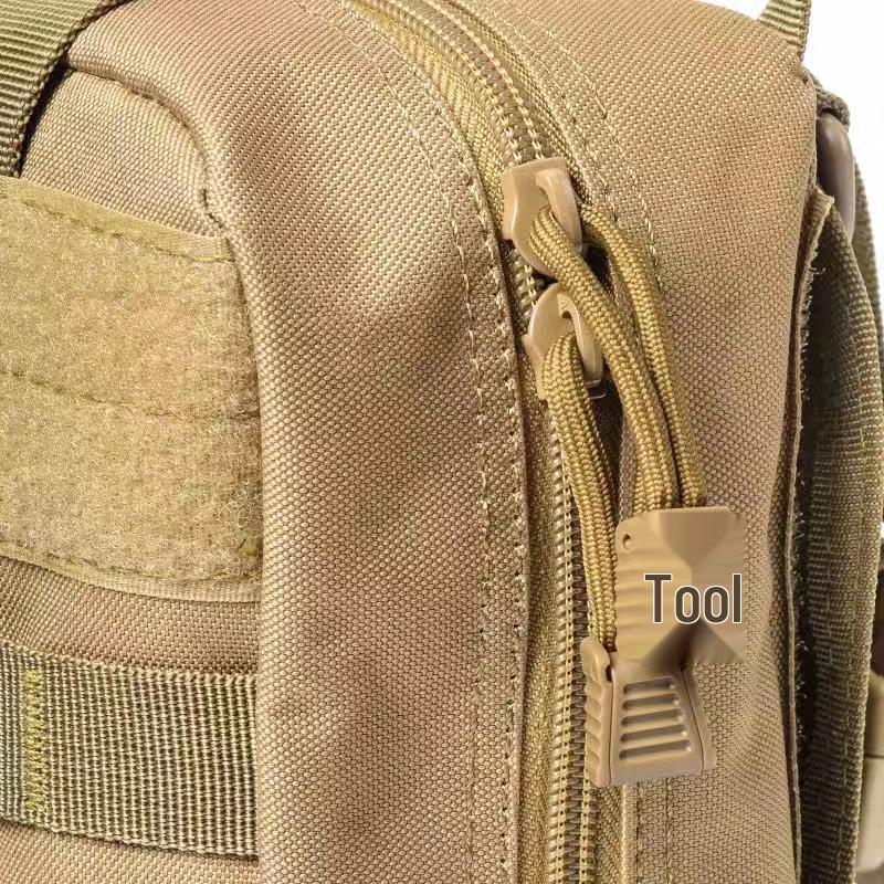 Camouflage Tactical Medical Waist Pack - Multifunctional Outdoor Survival Bag for Mountaineering