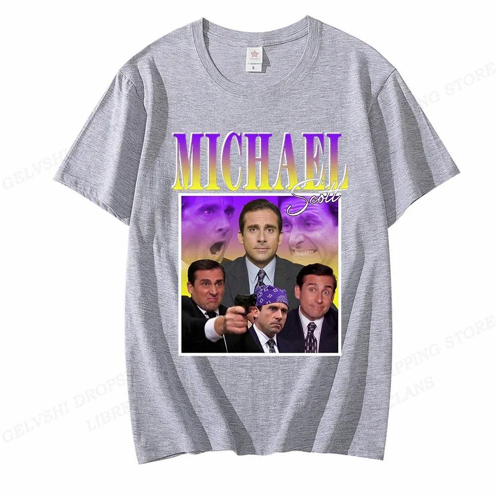 Майкл Скотт Дайв The Office Футболка Мужская Мода Футболки рубашка Хип-Хоп Топы Футболки Женская Футболка Одежда Y2k Мальчик Футболки
