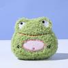Игрушка для домашних животных Мультяшное животное Устойчивая к укусам Плюшевая игрушка с двойным звуковым дизайном Мини-портативный размер Хрустящий звук Игрушка для собаки